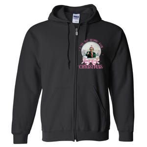 ILl Be Home For Christmas Trump Xmas 2024 Full Zip Hoodie