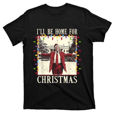 ILl Be Home For Christmas 2024 Family Xmas Pajamas Matching T-Shirt