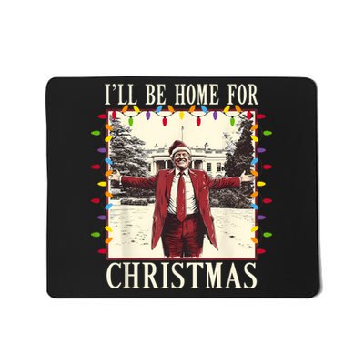 ILl Be Home For Christmas 2024 Family Xmas Pajamas Matching Mousepad