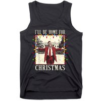 ILl Be Home For Christmas 2024 Family Xmas Pajamas Matching Tank Top