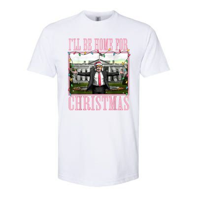 Ill Be Home For Christmas Funny Santa Claus Trump 2024 Softstyle® CVC T-Shirt