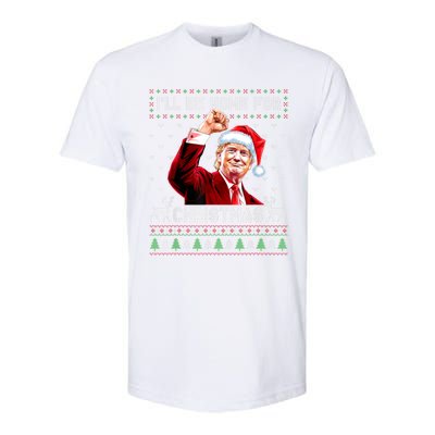 ILl Be Home For Christmas Ugly Sweaters Funny Trump 47 Xmas Softstyle CVC T-Shirt