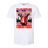 Ill Be Home For Christmas Santa Funny Trump Xmas Pajamas Softstyle CVC T-Shirt