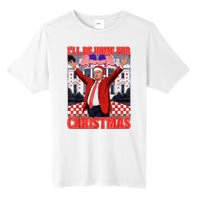 Ill Be Home For Christmas Santa Funny Trump Xmas Pajamas Tall Fusion ChromaSoft Performance T-Shirt