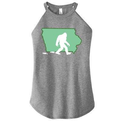 Iowa Bigfoot Hunter State Gift Women's Perfect Tri Rocker Tank