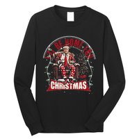 ILl Be Home For Christmas Santa Funny Trump Xmas Long Sleeve Shirt