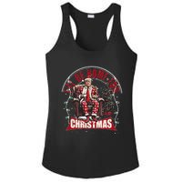 ILl Be Home For Christmas Santa Funny Trump Xmas Ladies PosiCharge Competitor Racerback Tank