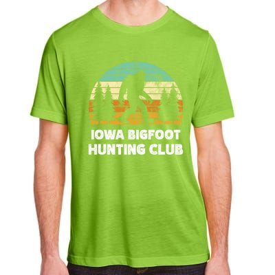 Iowa Bigfoot Hunting Club Sasquatch Fan Meaningful Gift Adult ChromaSoft Performance T-Shirt