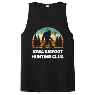 Iowa Bigfoot Hunting Club Sasquatch Fan Meaningful Gift PosiCharge Competitor Tank