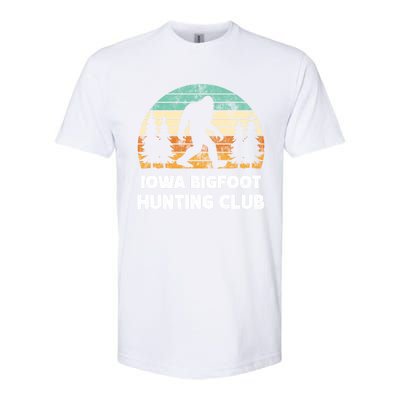 Iowa Bigfoot Hunting Club Sasquatch Fan Meaningful Gift Softstyle CVC T-Shirt