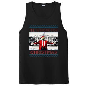 I’Ll Be Home For Christmas 2024 Santa Trump Xmas PosiCharge Competitor Tank