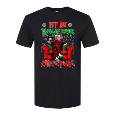 ILl Be Home For Christmas Santa Funny Trump Xmas Softstyle CVC T-Shirt