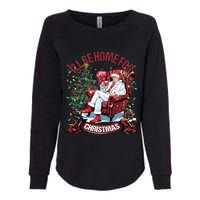 ILl Be Home For Christmas Funny Santa Claus Trump 2024 Womens California Wash Sweatshirt