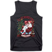 ILl Be Home For Christmas Funny Santa Claus Trump 2024 Tank Top