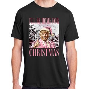 ILl Be Home For Christmas Santa Adult ChromaSoft Performance T-Shirt