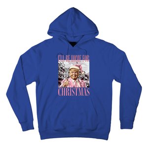 ILl Be Home For Christmas Santa Hoodie