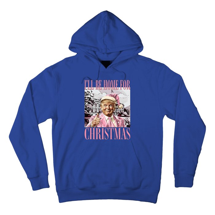 ILl Be Home For Christmas Santa Hoodie