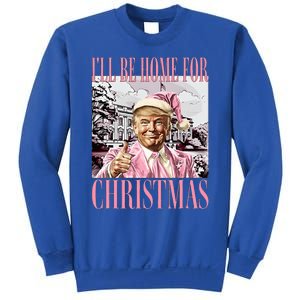 ILl Be Home For Christmas Santa Sweatshirt