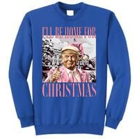 ILl Be Home For Christmas Santa Sweatshirt