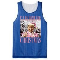 ILl Be Home For Christmas Santa Mesh Reversible Basketball Jersey Tank