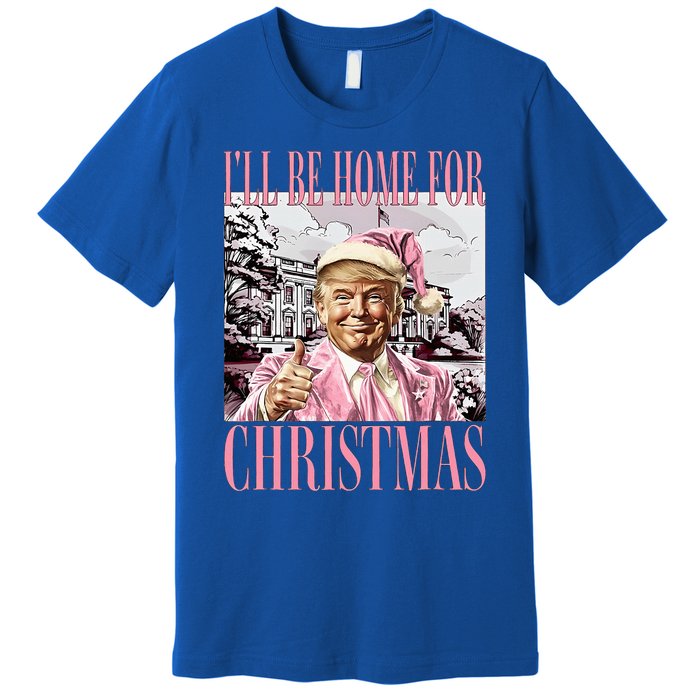 ILl Be Home For Christmas Santa Premium T-Shirt