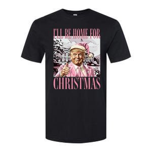 ILl Be Home For Christmas Santa Softstyle CVC T-Shirt