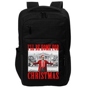 ILl Be Home For Christmas Santa Funny Trump Xmas Pajamas Impact Tech Backpack