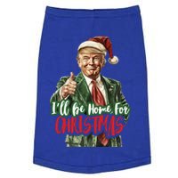 ILl Be Home For Christmas Santa Trump Xmas Pajamas Funny Gift Doggie Tank