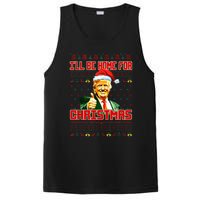 ILl Be Home For Christmas Funny Santa Claus Trump 2024 PosiCharge Competitor Tank