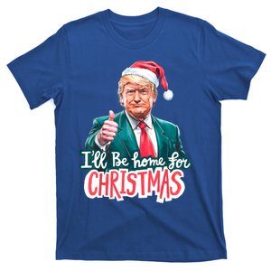 ILl Be Home For Christmas Trump Santa Claus White House Gift T-Shirt