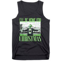 ILl Be Home For Christmas Funny Santa Claus Trump 2024 Tank Top