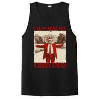 Ill Be Home For Christmas Santa Funny Trump Xmas Pajamas PosiCharge Competitor Tank