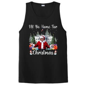 ILl Be Home For Christmas Funny Santa Claus Trump 2024 PosiCharge Competitor Tank