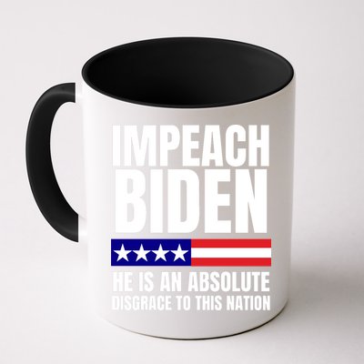 Impeach Biden He Is An Absolute Disgrace To This Nation Political Gift Mug