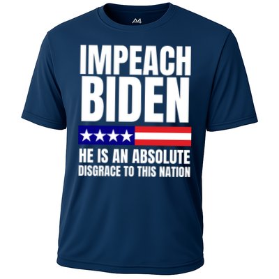 Impeach Biden He Is An Absolute Disgrace To This Nation Political Gift Performance Shirt