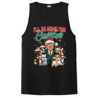 ILl Be Home For Christmas Funny Santa Claus Trump 2024 PosiCharge Competitor Tank