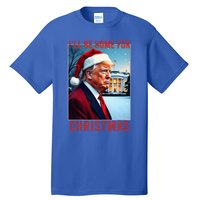 ILl Be Home For Christmas Santa Funny Trump Xmas Pajamas Tall T-Shirt