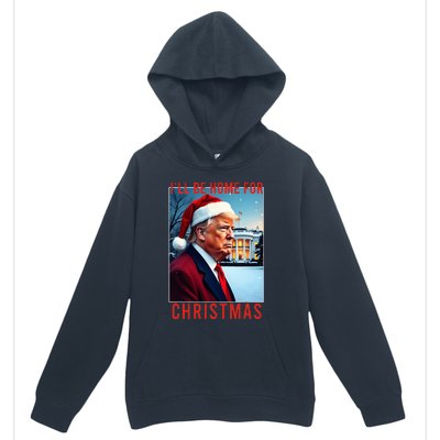 ILl Be Home For Christmas Santa Funny Trump Xmas Pajamas Urban Pullover Hoodie