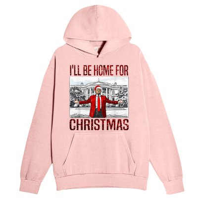 ILl Be Home For Christmas Santa Funny Trump Xmas Pajamas Urban Pullover Hoodie