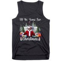 ILl Be Home For Christmas Funny Santa Claus Trump 2024 Tank Top