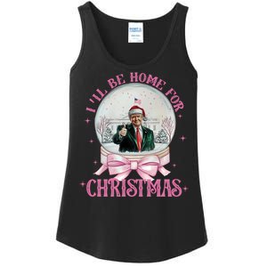 ILl Be Home For Christmas Trump Xmas 2024 Sweat Ladies Essential Tank