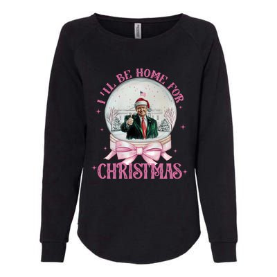 ILl Be Home For Christmas Trump Xmas 2024 Sweat Womens California Wash Sweatshirt