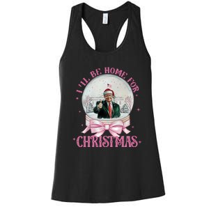 ILl Be Home For Christmas Trump Xmas 2024 Sweat Women's Racerback Tank