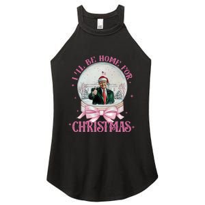 ILl Be Home For Christmas Trump Xmas 2024 Sweat Women's Perfect Tri Rocker Tank