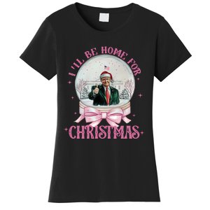 ILl Be Home For Christmas Trump Xmas 2024 Sweat Women's T-Shirt