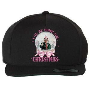 ILl Be Home For Christmas Trump Xmas 2024 Sweat Wool Snapback Cap