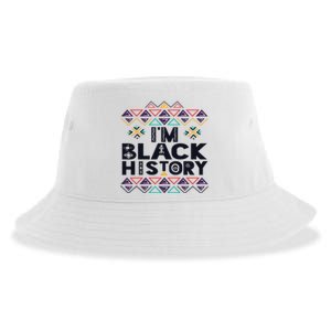 Im Black History Meaningful Gift Dashiki Afro Black History Month Sustainable Bucket Hat