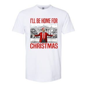 ILl Be Home For Christmas Xmas Trump Pajamas Holiday Santa Softstyle CVC T-Shirt