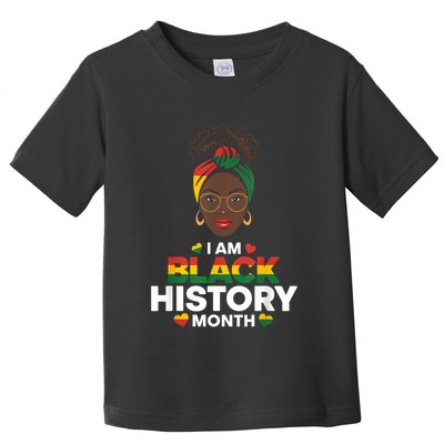 IM Black History Month African American Toddler T-Shirt
