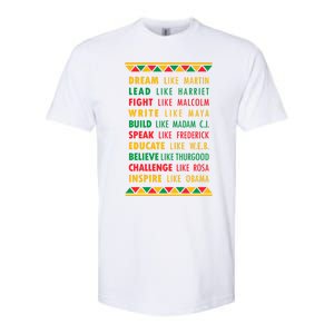 Inspirational Black History Leaders Gift Softstyle CVC T-Shirt